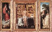 WEYDEN, Goossen van der Triptych of Abbot Antonius Tsgrooten oil painting picture wholesale